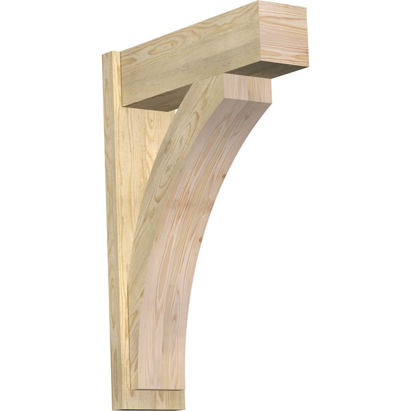 Ekena Millwork Thorton Block Rough Sawn Outlooker, Douglas Fir, 8"W x 26"D x 38"H OUT08X26X38THR05RDF - main